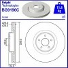 BG9196C DELPHI Тормозной диск
