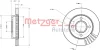 Превью - 6110025 METZGER Тормозной диск (фото 2)