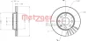 Превью - 6110038 METZGER Тормозной диск (фото 2)