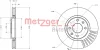 Превью - 6110050 METZGER Тормозной диск (фото 2)