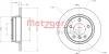 Превью - 6110055 METZGER Тормозной диск (фото 2)