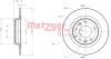 Превью - 6110077 METZGER Тормозной диск (фото 2)