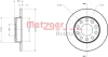 Превью - 6110097 METZGER Тормозной диск (фото 2)