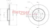 Превью - 6110101 METZGER Тормозной диск (фото 2)