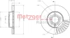 Превью - 6110114 METZGER Тормозной диск (фото 2)