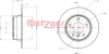 Превью - 6110184 METZGER Тормозной диск (фото 2)