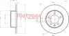 Превью - 6110201 METZGER Тормозной диск (фото 2)