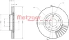 Превью - 6110229 METZGER Тормозной диск (фото 2)