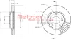 Превью - 6110235 METZGER Тормозной диск (фото 2)