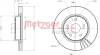 Превью - 6110329 METZGER Тормозной диск (фото 2)