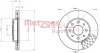 Превью - 6110363 METZGER Тормозной диск (фото 2)