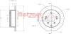 Превью - 6110396 METZGER Тормозной диск (фото 2)