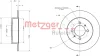 Превью - 6110398 METZGER Тормозной диск (фото 2)