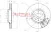 Превью - 6110425 METZGER Тормозной диск (фото 2)