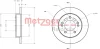 Превью - 6110428 METZGER Тормозной диск (фото 2)