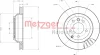 Превью - 6110434 METZGER Тормозной диск (фото 2)