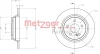 Превью - 6110489 METZGER Тормозной диск (фото 2)