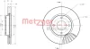 Превью - 6110578 METZGER Тормозной диск (фото 2)