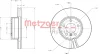 Превью - 6110597 METZGER Тормозной диск (фото 2)