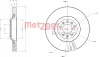 Превью - 6110598 METZGER Тормозной диск (фото 2)