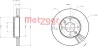 Превью - 6110636 METZGER Тормозной диск (фото 2)