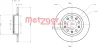Превью - 6110690 METZGER Тормозной диск (фото 2)