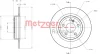 Превью - 6110732 METZGER Тормозной диск (фото 2)