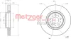 Превью - 6110764 METZGER Тормозной диск (фото 2)