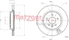 Превью - 6110808 METZGER Тормозной диск (фото 2)