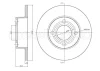 23-0233 METELLI Тормозной диск