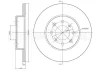 23-0430 METELLI Тормозной диск