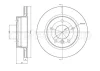 23-0450C METELLI Тормозной диск