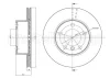 23-0810C METELLI Тормозной диск