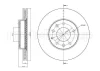 23-0901C METELLI Тормозной диск