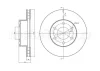 23-0913C METELLI Тормозной диск