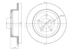 23-1017C METELLI Тормозной диск