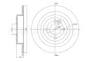 23-1231C METELLI Тормозной диск