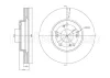 23-1373C METELLI Тормозной диск