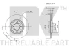 Превью - 201904 NK Тормозной диск (фото 2)