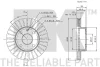 Превью - 202529 NK Тормозной диск (фото 3)