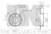 Превью - 202621 NK Тормозной диск (фото 3)