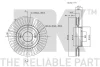 Превью - 203413 NK Тормозной диск (фото 3)