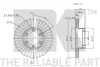 Превью - 203907 NK Тормозной диск (фото 3)
