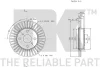 Превью - 2045100 NK Тормозной диск (фото 3)