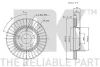 Превью - 204752 NK Тормозной диск (фото 2)