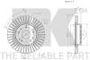 Превью - 205219 NK Тормозной диск (фото 3)