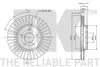 Превью - 312550 NK Тормозной диск (фото 3)