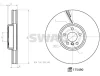 Превью - 33 10 5203 SWAG Тормозной диск (фото 3)