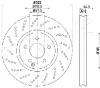 DI-0520 JAPANPARTS Тормозной диск