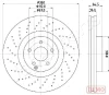 DI-0527C JAPANPARTS Тормозной диск